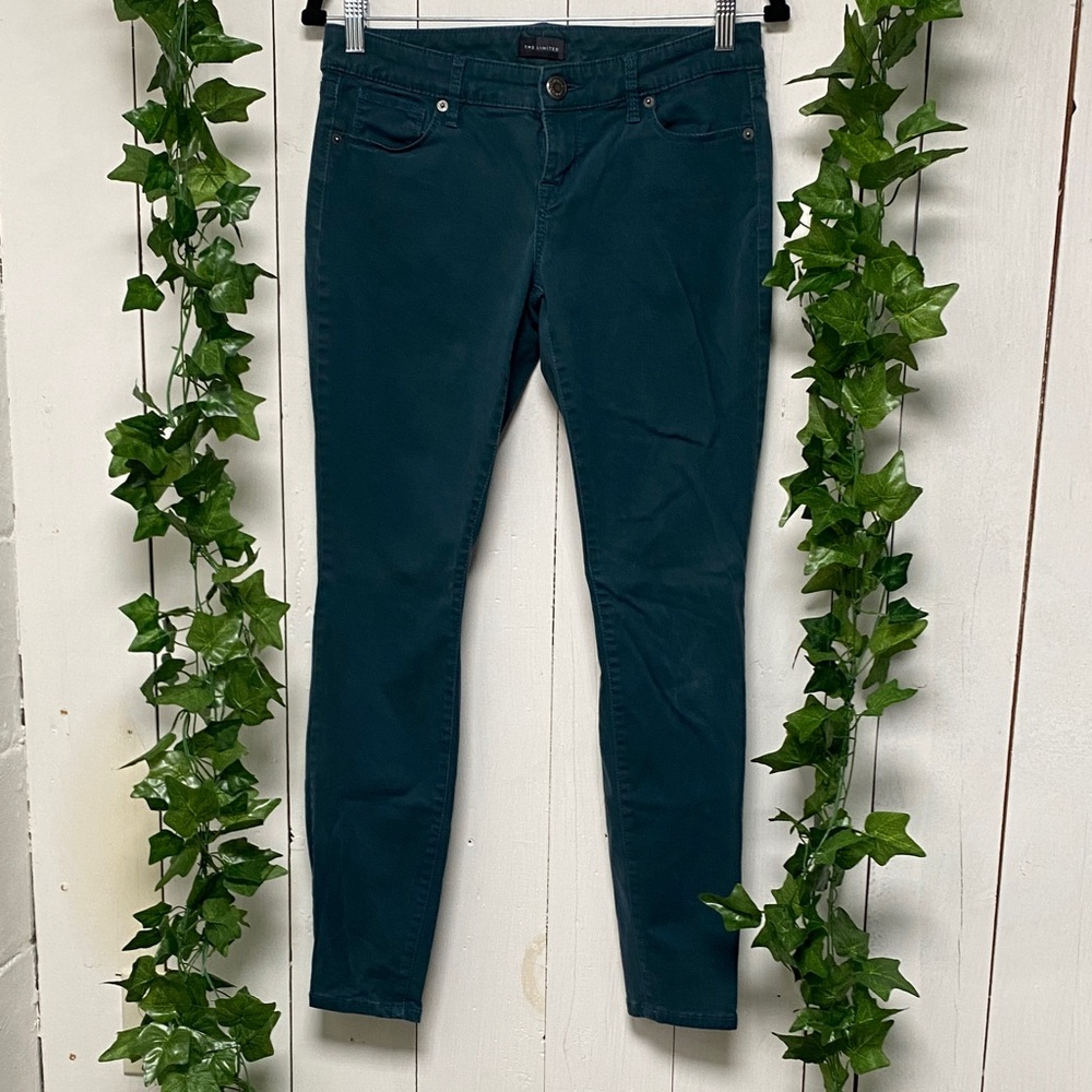 The Limited Deep Teal Skinny Pants